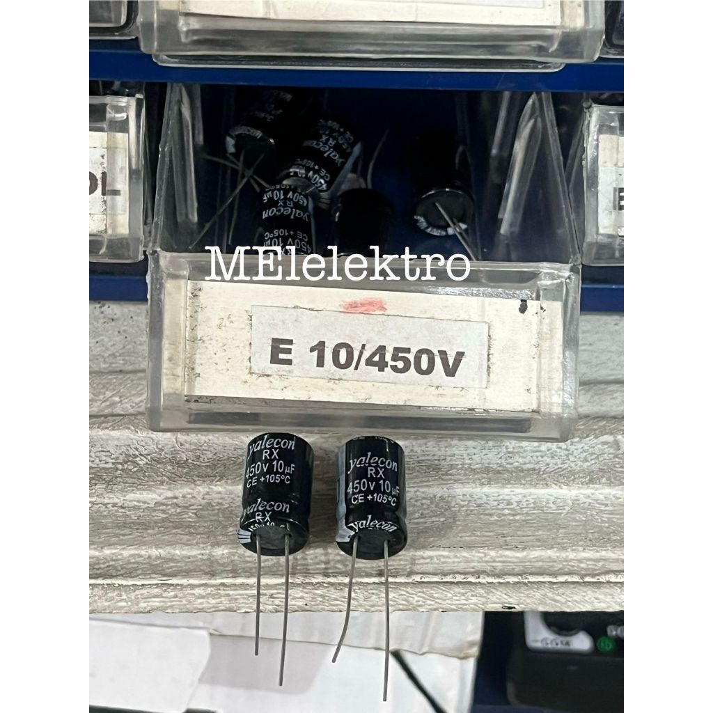 ELCO KAPASITOR 10UF 450V / CAPASITOR ELCO 10UF 450VOLT