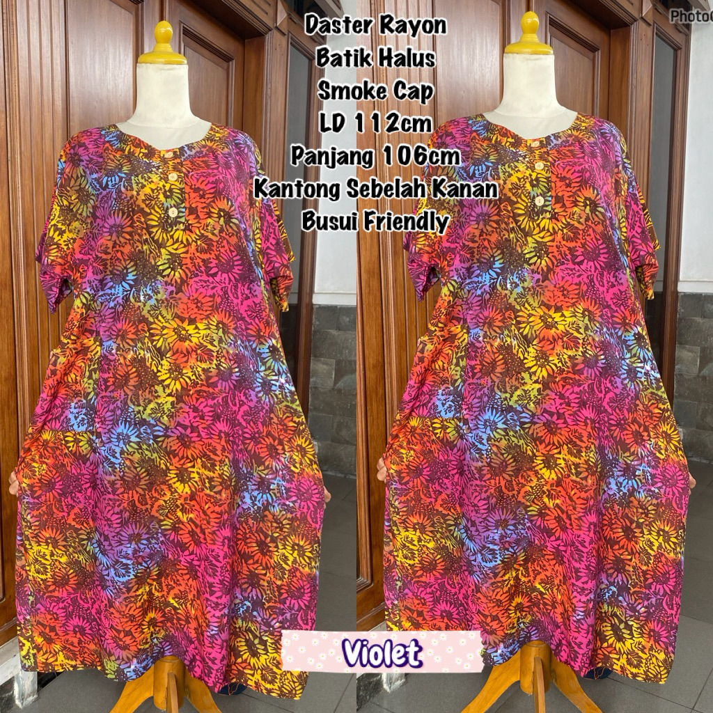 HOMEDRESS PREMIUM DASTER RAYON DASTER BATIK HALUS CAP ASLI SOLO | DASTER BUSUI
