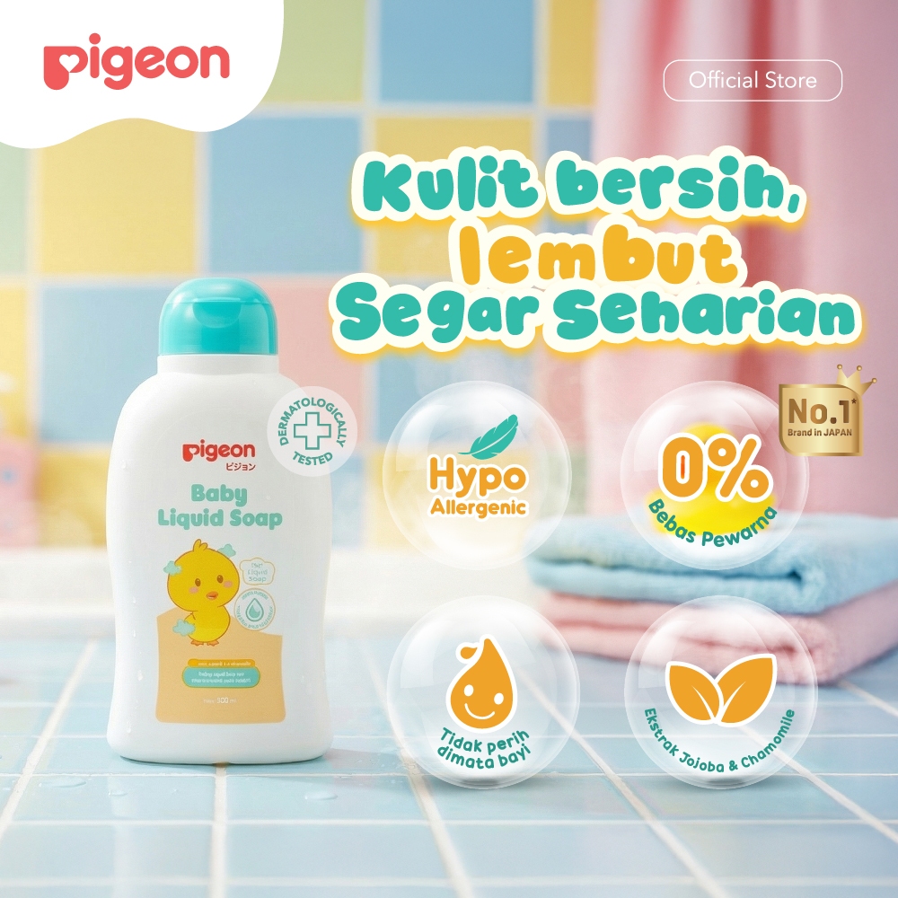 PIGEON Baby Liquid Soap | Sabun Cair Bayi