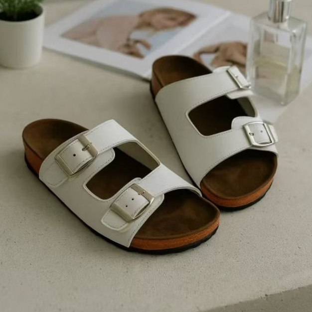 Sandal Wanita Kekinian Korean Style Slip On