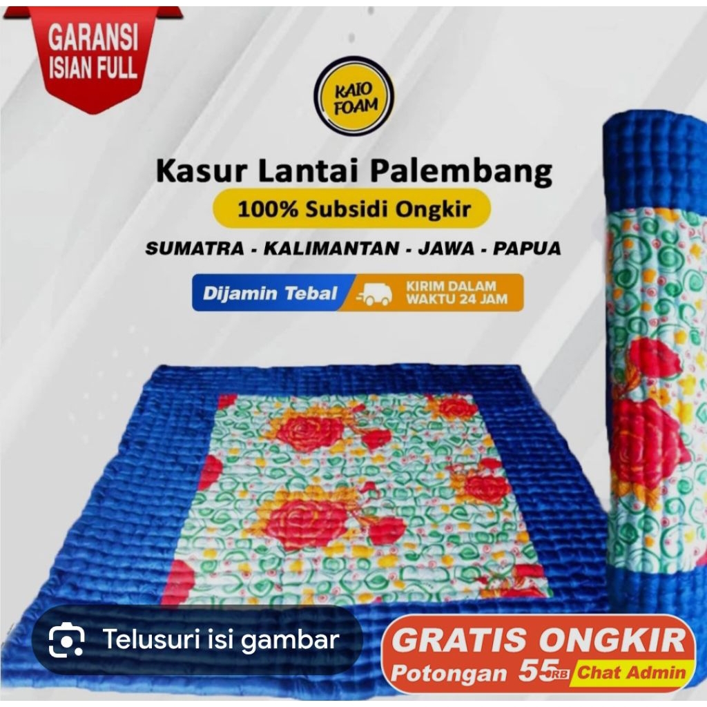 Kasur Lantai Murah Kasur Lipat Palembang Premium Ukuran 140 x 180 Murah Tebal Dan Empuk