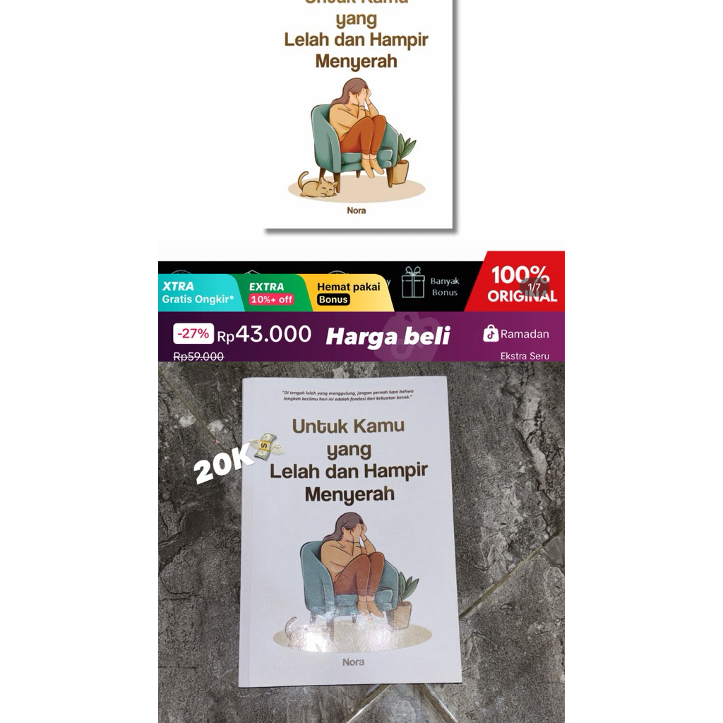 PRELOVED BUKU UNTUK KAMU YANG LELAH DAN HAMPIR MENYERAH