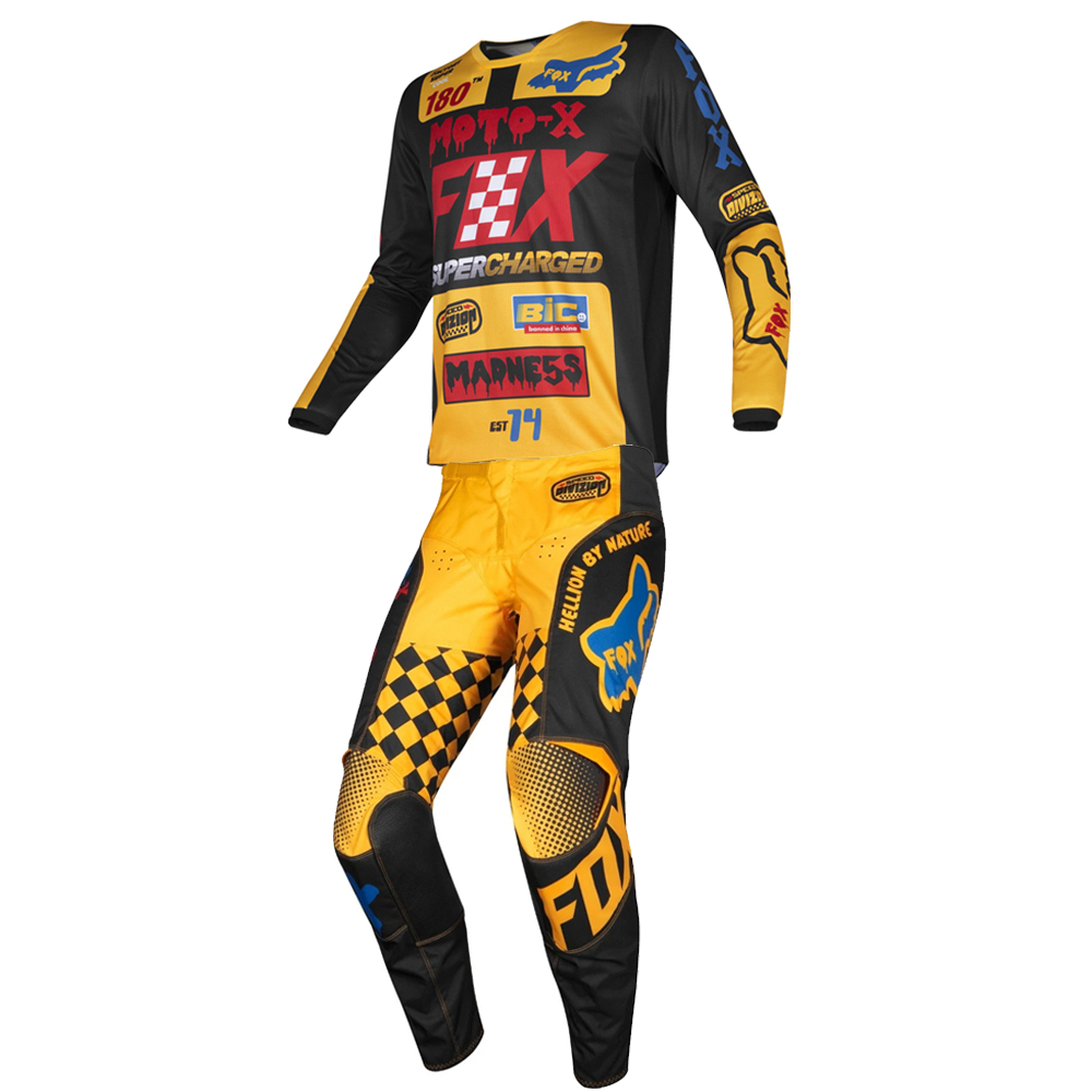 Fox 180 CZAR Celana Trail & Jersey Lengan Panjang Motocross / Jersey Trail Adventure Trabas Original