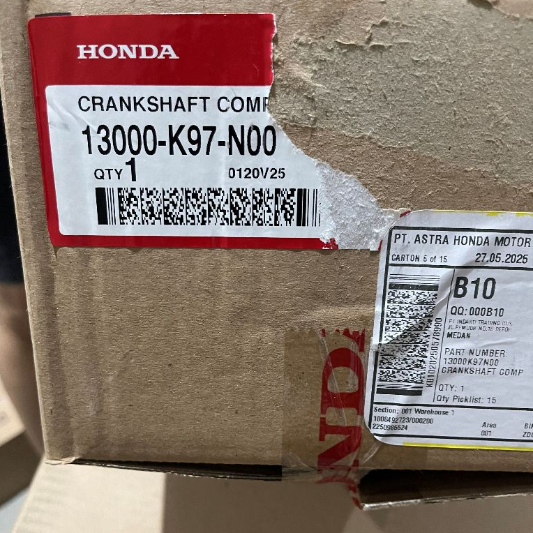 13000K97N00 Kruk As (Crankshaft Comp) -PCX 150 K97 & PCX Hybrid 13000-K97-N00