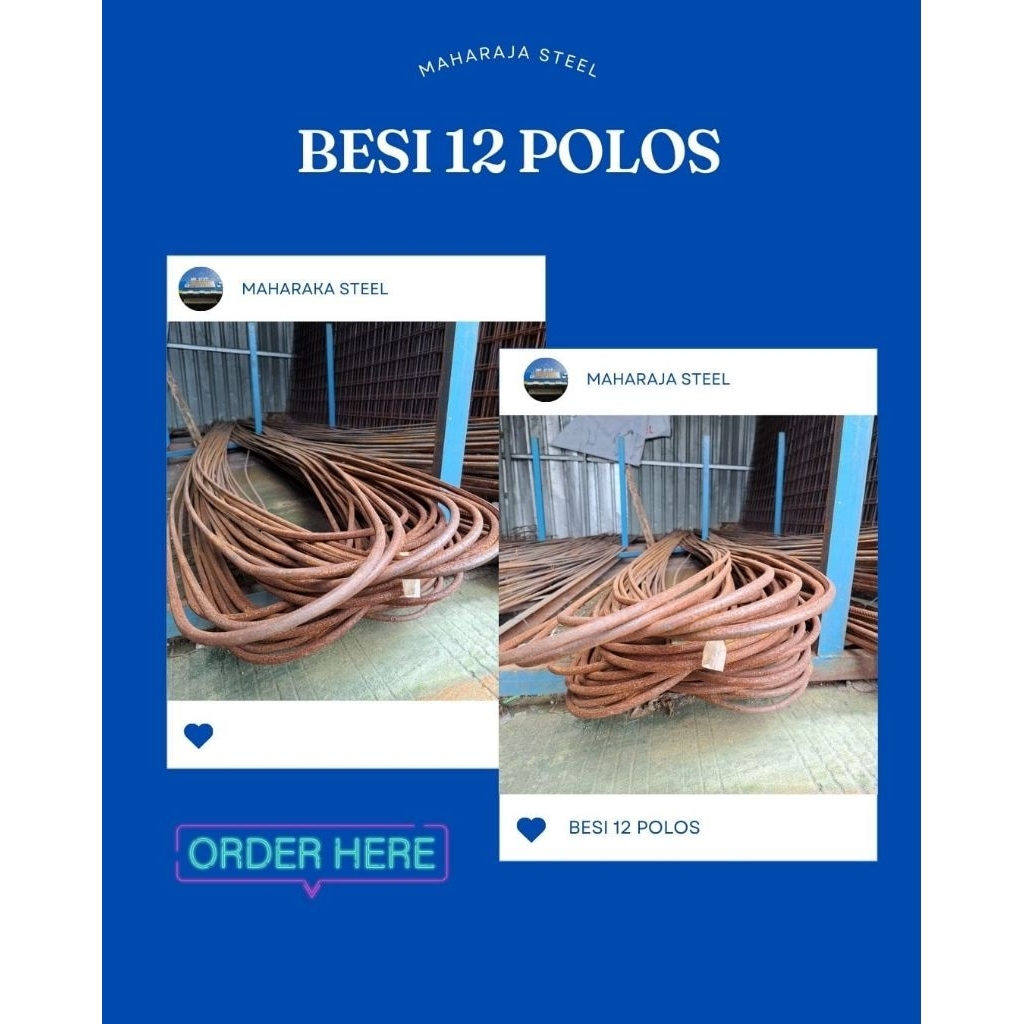 BESI BETON POLOS 12 MM