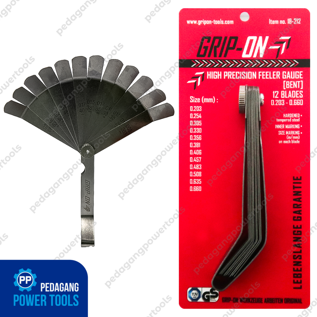 GRIP ON FULLER 12 BLADE BENGKOK KUNCI STEL KLEP FEELER GAUGE ALAT UKUR