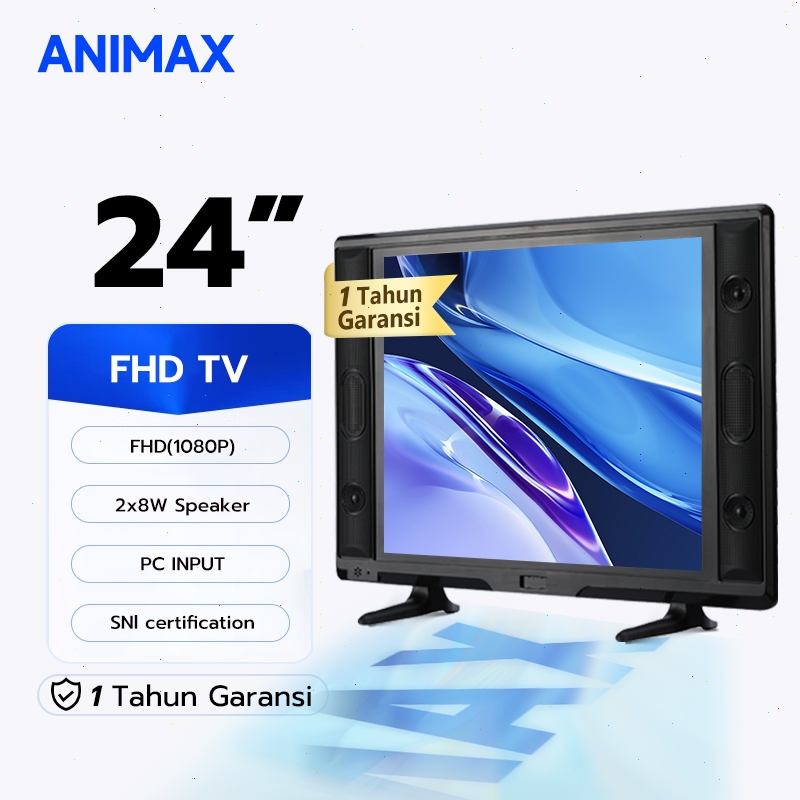 Animax TV LED TV Digital 24 inch TV LED Digital 22 inch 24 inch 25 inch televisi led Garansi 1 Tahun