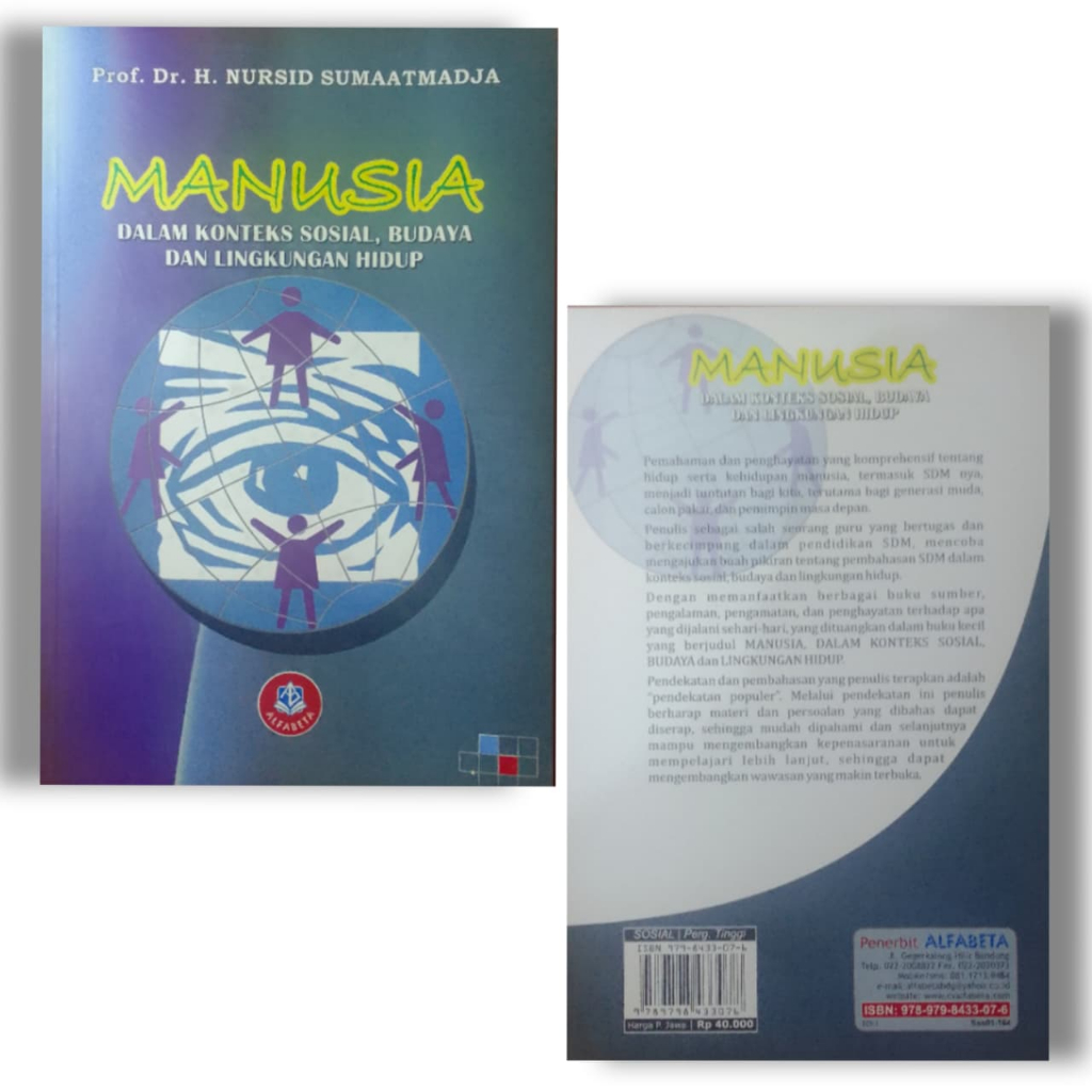 MANUSIA DALAM KONTEKS SOSIAL,BUDAYA & LINGKUNGAN HIDUP~ ALFABETA