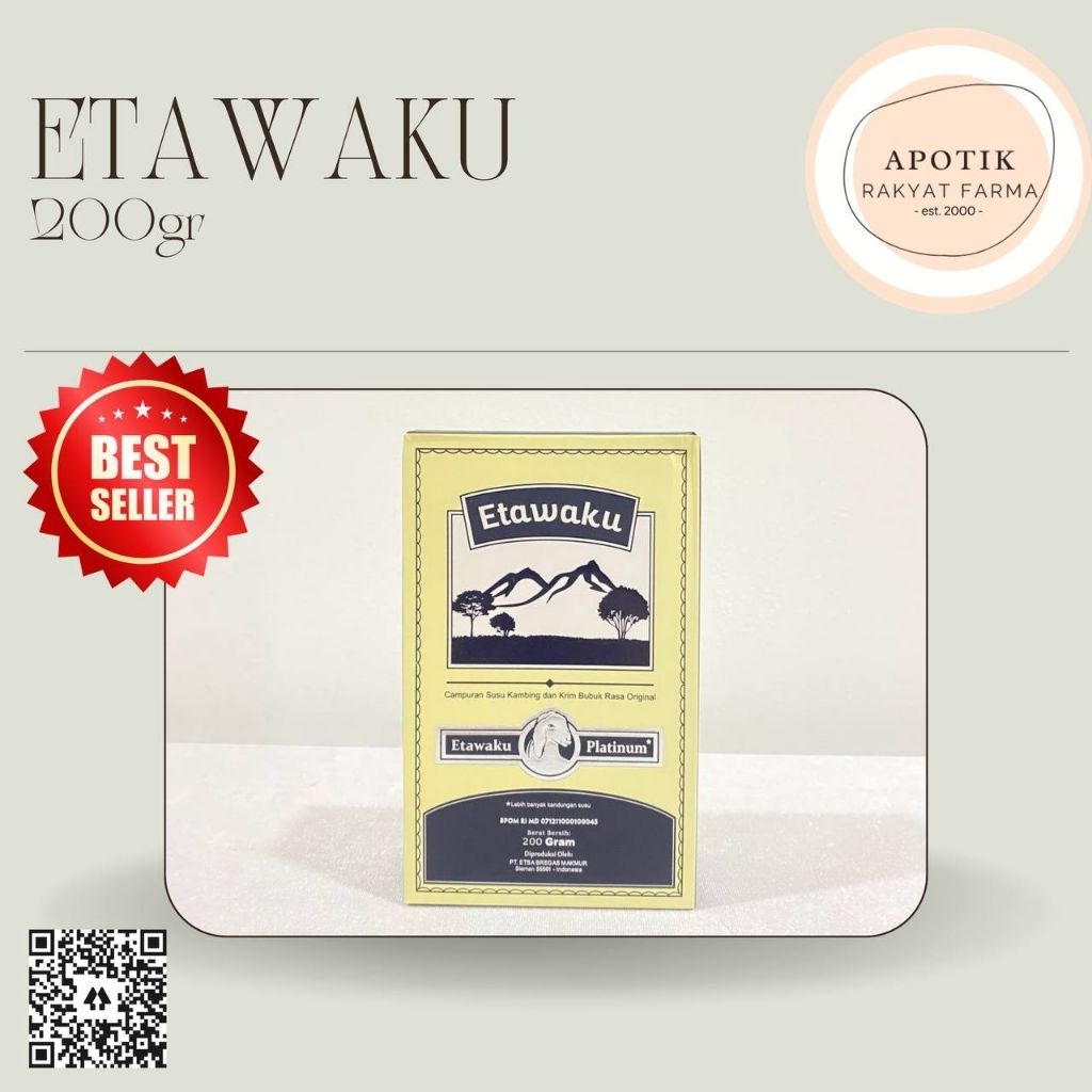 Etawaku Platinum susu kambing 200 gr
