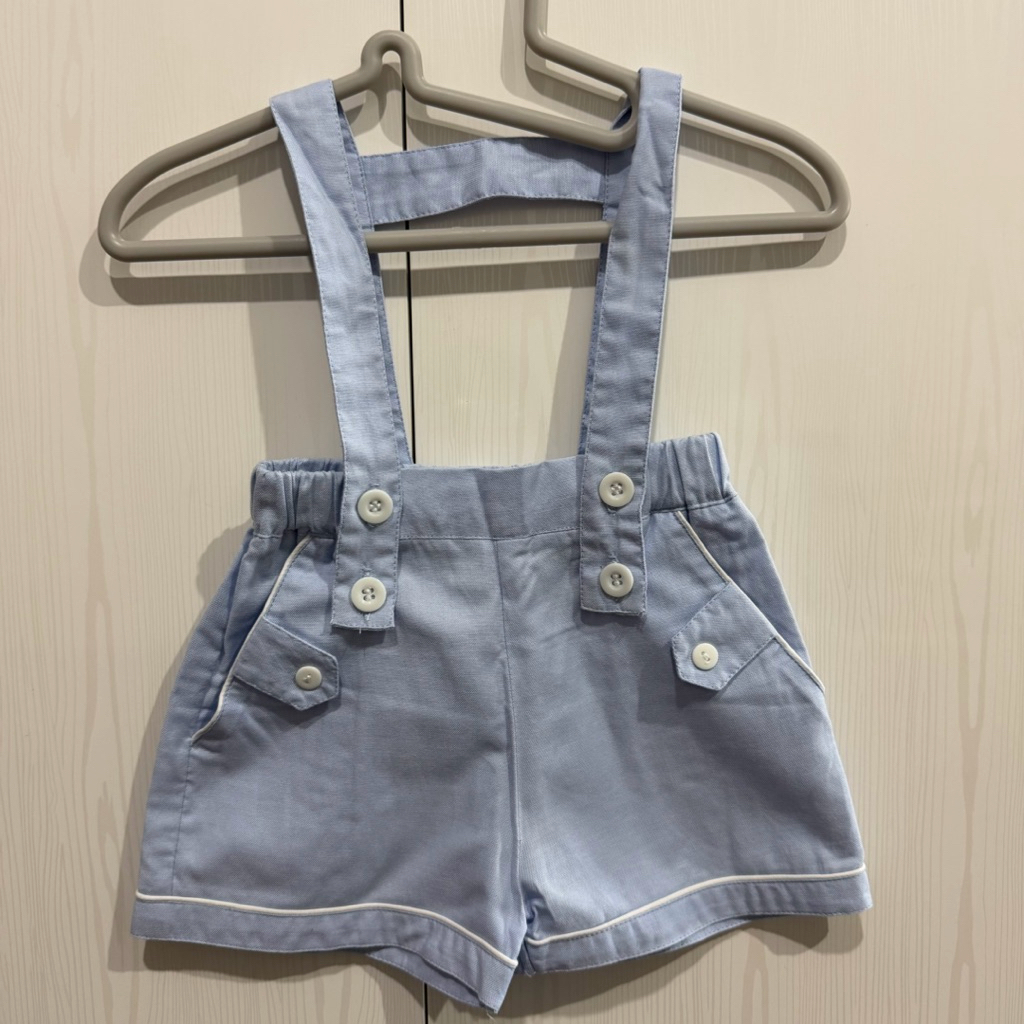 (PRELOVED) MINI MARLAN TROPEZ OVERALL SZ 9-12M