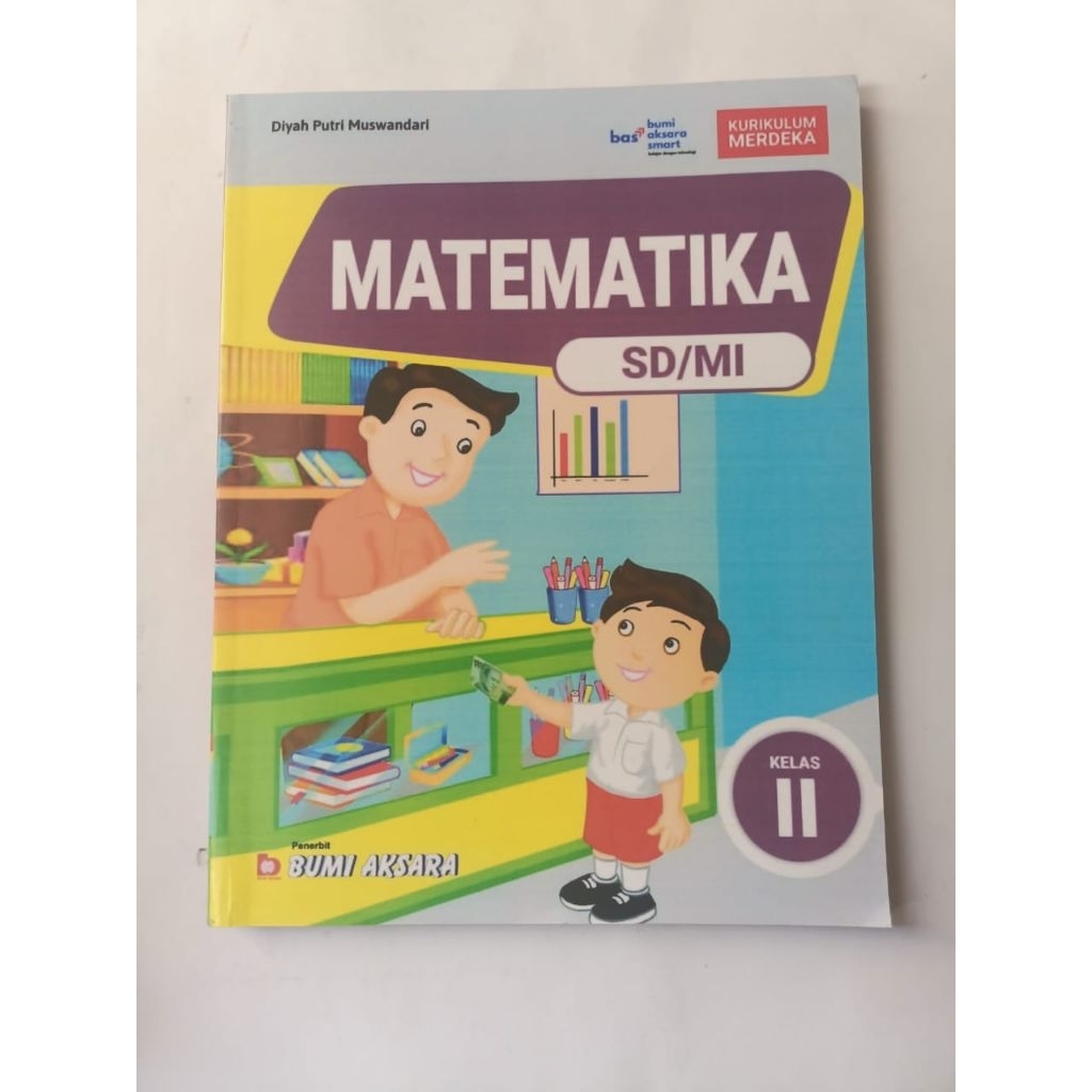 buku matematika kelas 2 SD penerbit Bumi Aksara kurikulum merdeka