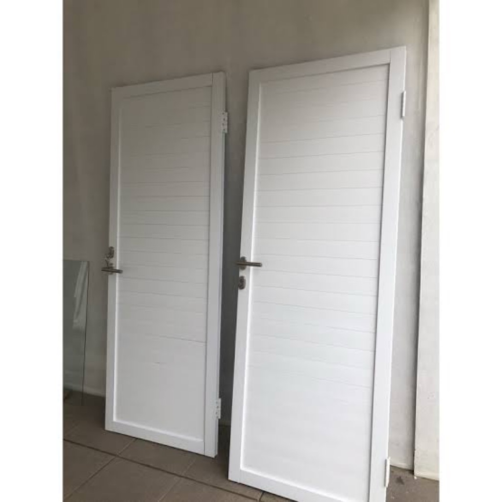 KUSEN PINTU ALUMINUM 4inc UK 200x80cm Sudah Komplit paling Bagus Dan Mewah Free Packing Kayu