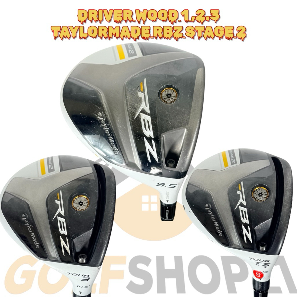 Stick Golf Man Driver Wood Taylormade RBZ Stage 2 Second Original