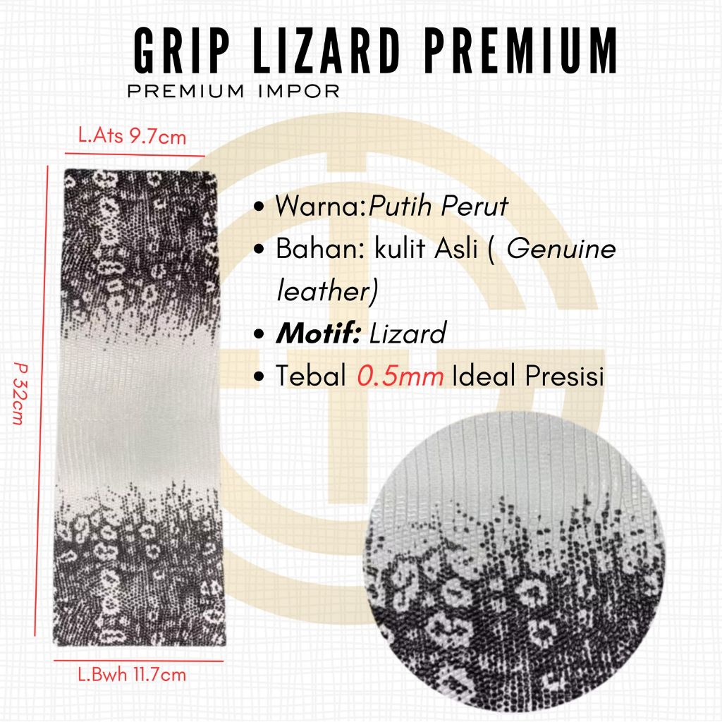 Grip Lizard Premium,  White Grip Stik Billiard