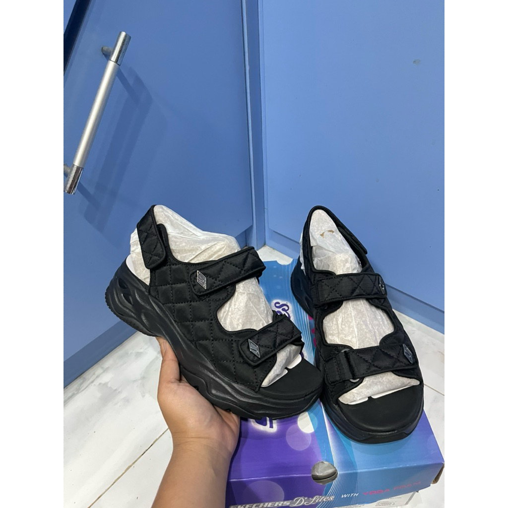 Sepatu Sandal S kc hitam D’Lites yoga foam ukuran 37, 38, 39, 40 sale 70% (119849/BBK)
