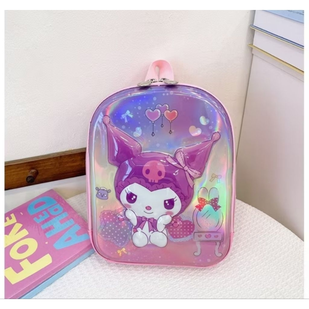 Tas ransel kuromi melody anak tas ransel anak karakter melody kuromi