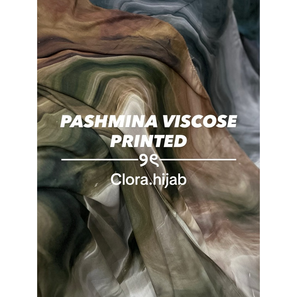 PASHMINA VISCOSE PRINTED - Pashmina motif printed