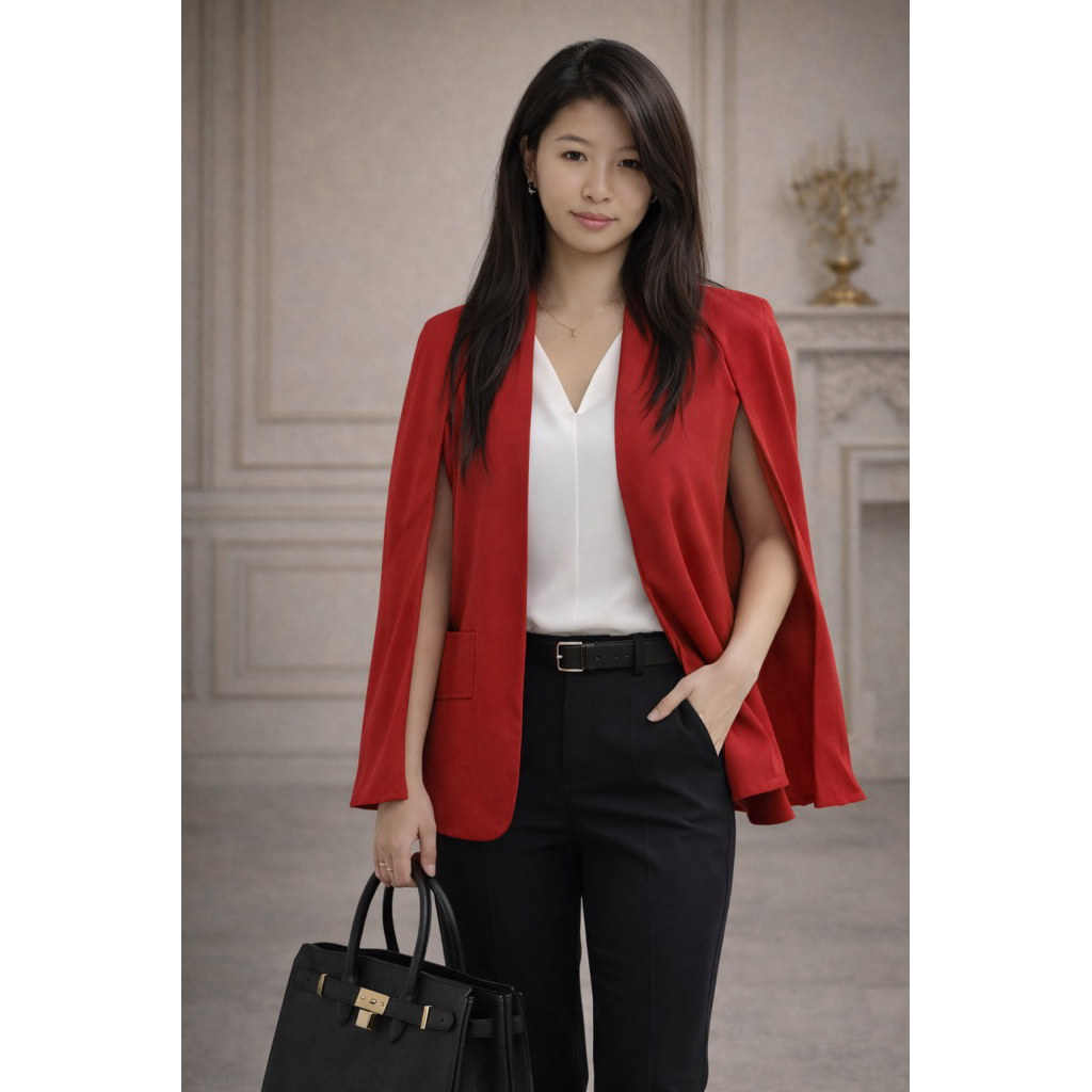 Preloved Blazer wanita cape style