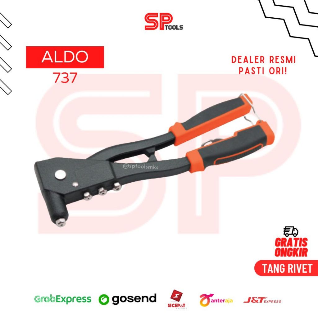 TANG RIVET / HAND RIVERTER / HAND RIVET 10.5" ALDO 737