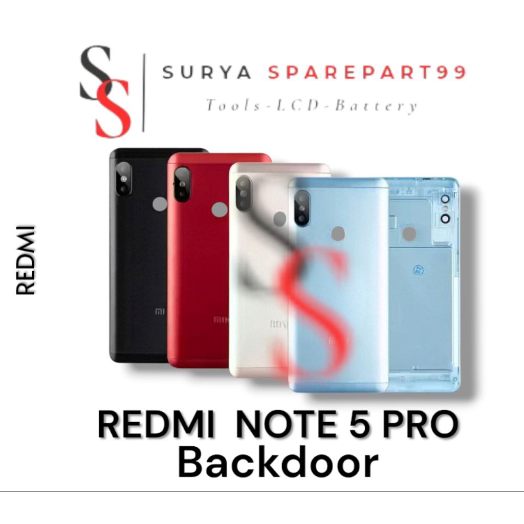 BACKDOOR BACKOVER REDMI NOTE 5 ORIGINAL