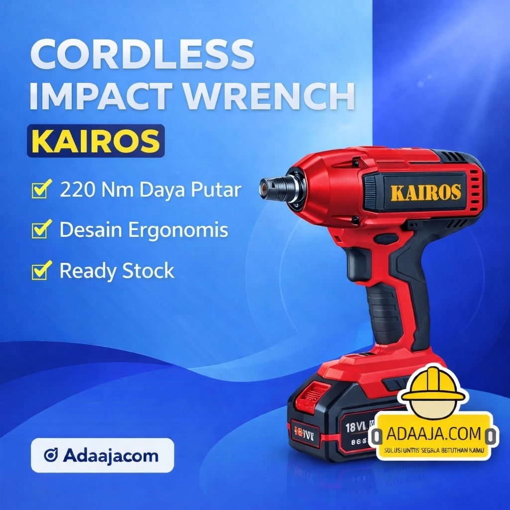 Bor Pembuka Baut / Cordless Impact Wrench Kairos