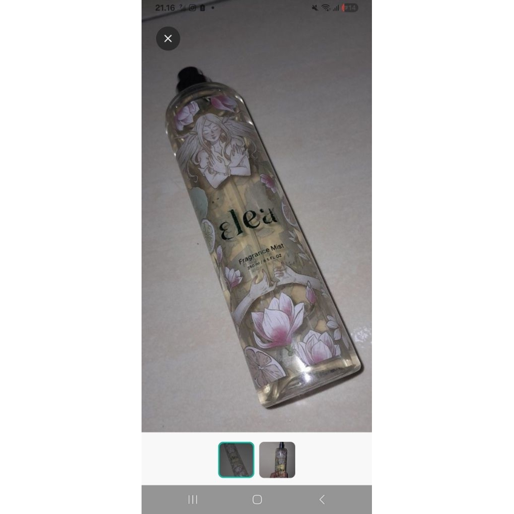 [ preloved ] hmns × tsana elea bodymist