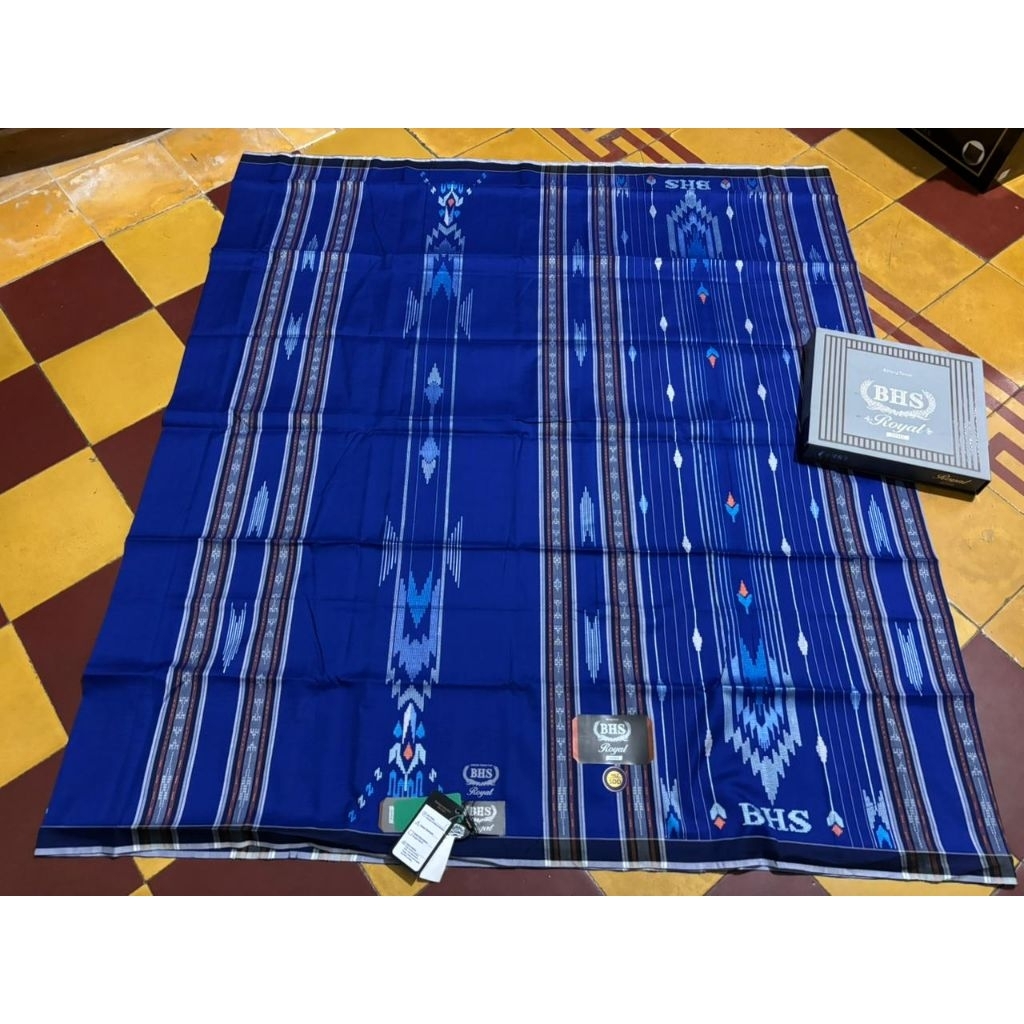 sarung BHS ROYAL SDD SDE IDC STF Bahan mesres tenun tangan jahit tengahAlat tenun