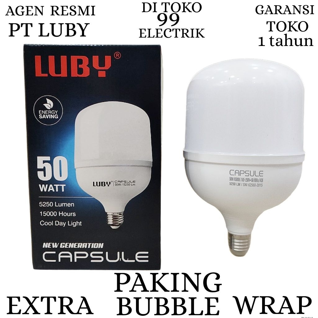 BOHLAM LED LUBY / LAMPU LED LUBY CAPSULE 50W