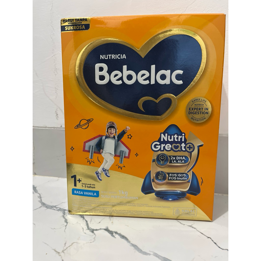 SUSU FORMULA BEBELAC 1+ RASA VANILA 1kg