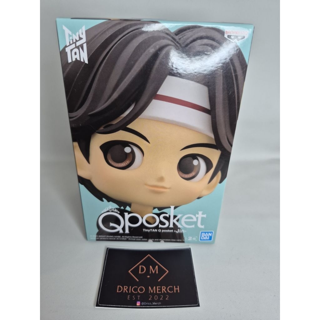 Soekjin BTS QPOSKET FIGURE TINYTAN BANPRESTO ORIGINAL NEW
