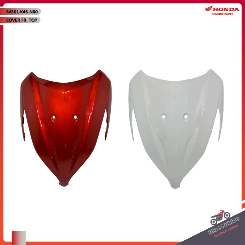 Cover Depan Atas Honda Vario 110 FI/64301K46N00CSR-64301K46N00PFW/COVER FR. TOP CANDY SCARLET RED-CO