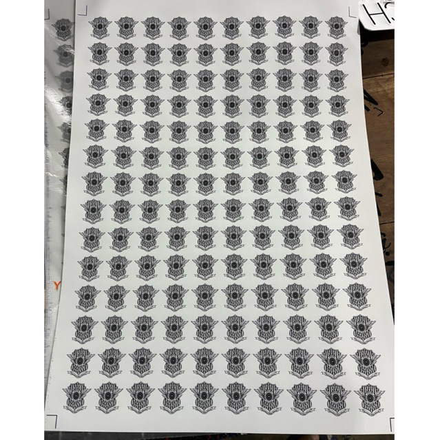 STIKER  LOGO KORLANTAS MOTOR//UNTUK PENGRAJIN PLAT