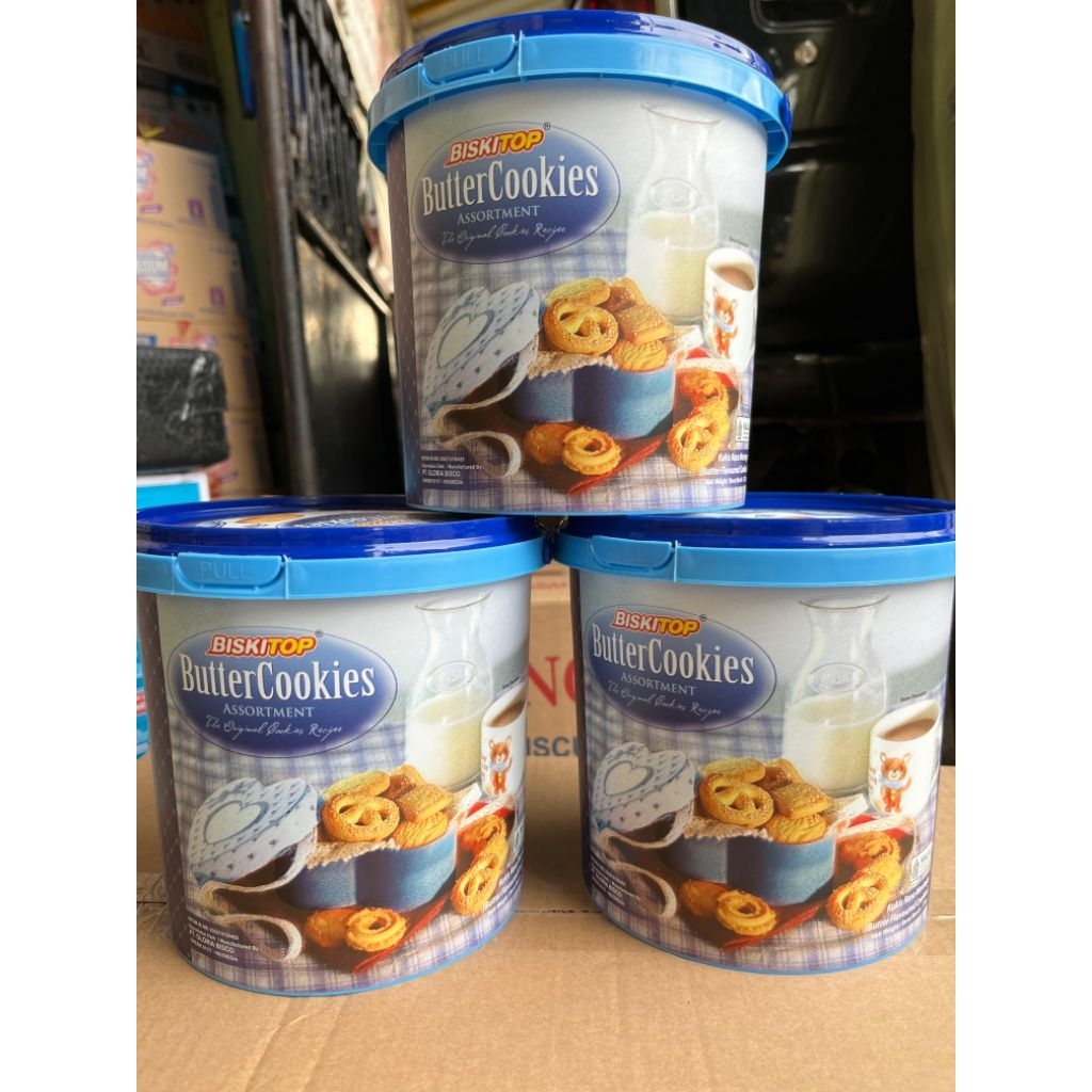 BISKITOP BUTTER COOKIES JAJAN KALENGAN LEBARAN KARTONAN