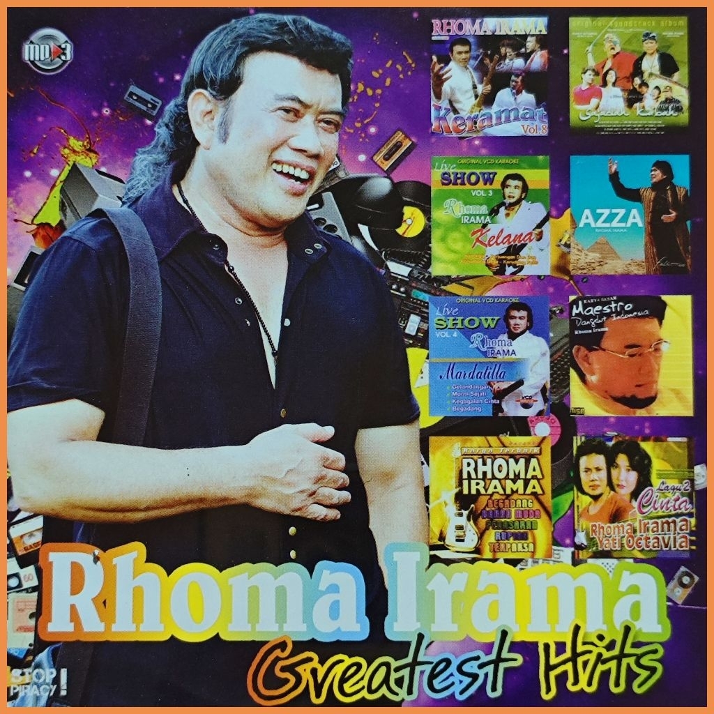 Kaset MP3 Audio Lagu Dangdut Rhoma Irama - Ridho Rhoma Album Edisi Pilihan Terlaris
