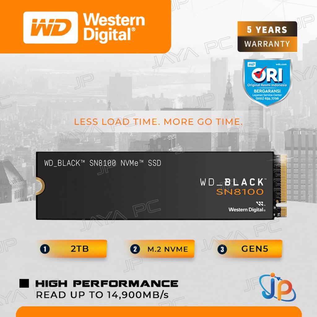 WD Black SSD SN8100 SN850 PCIe NVMe M.2 2280 2TB