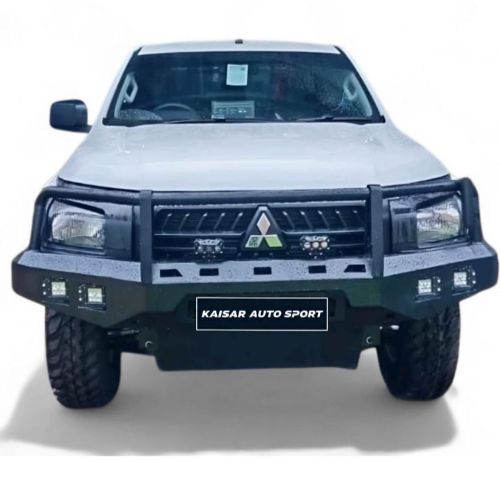 Bumper Depan / Front Bar Custom Offroad Heavy Duty Triton 2025 + LED Lamp