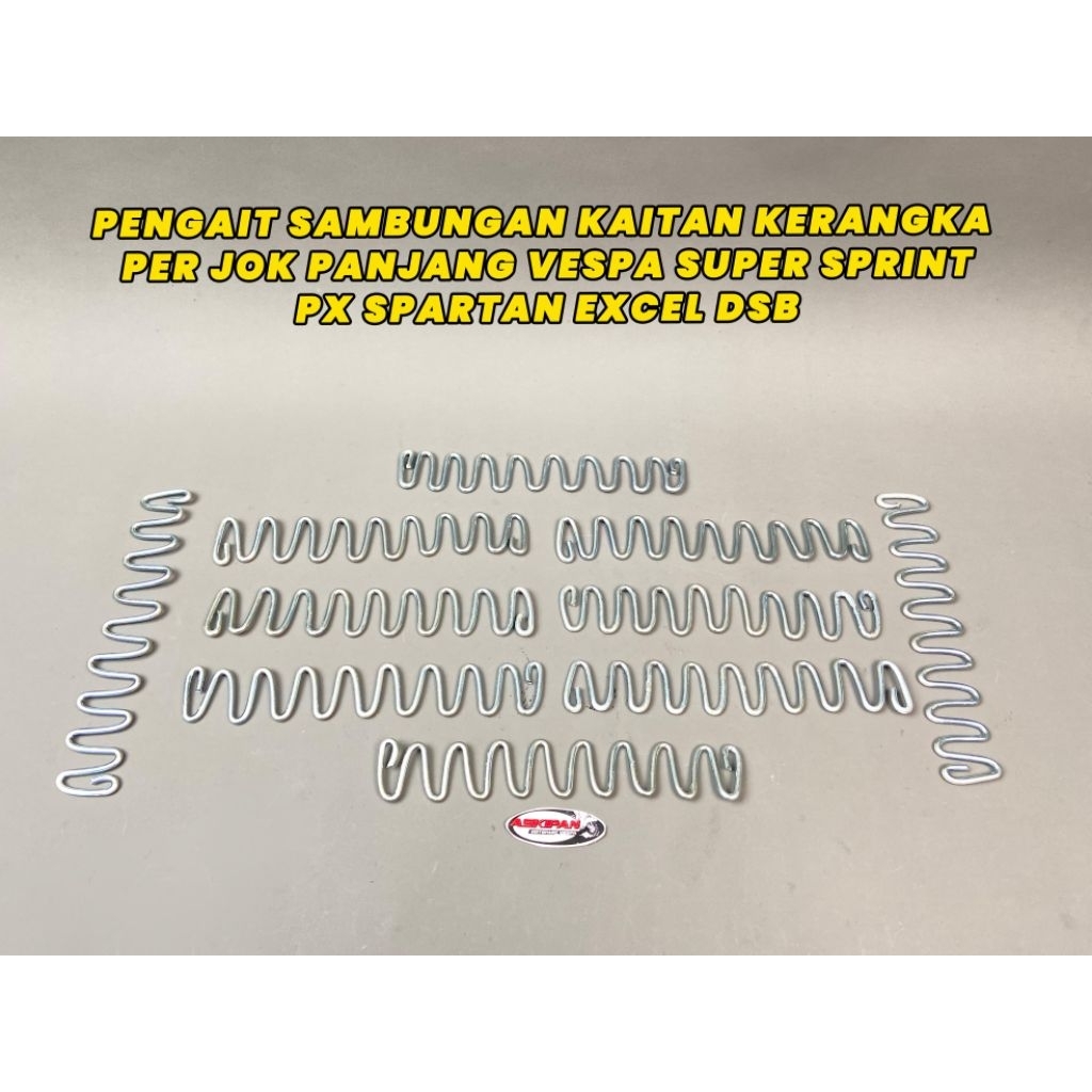 PENGAIT SAMBUNGAN KAITAN KERANGKA PER JOK PANJANG VESPA SUPER SPRINT PX SPARTAN EXCEL DSB. BAHAN BES
