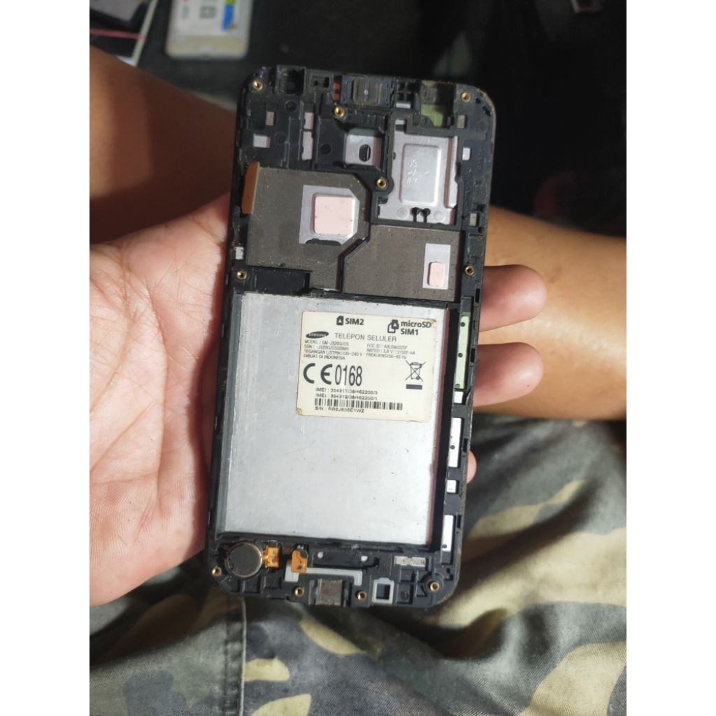 lcd samsung j3 ori copotan normal lcd sentuh normal