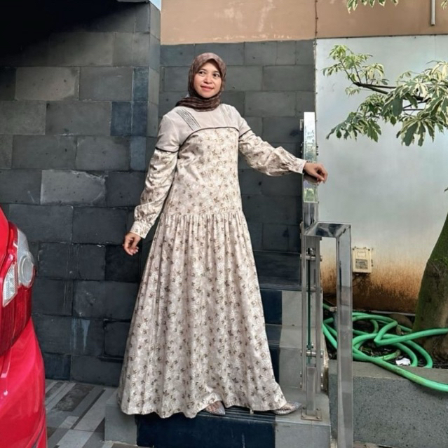 sheeva dress korina BUSUI//korina id//korina scarves