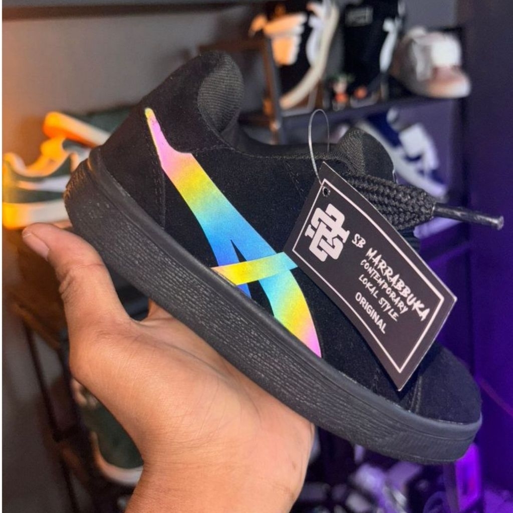 sepatu sneakers running nyala anak remaja dewasa sekolah SD SMP SMA laki-laki perempuan/Sepatu Skate