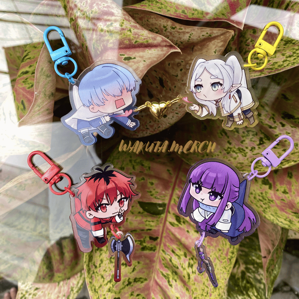 KEYCHAIN FRIEREN - HIMMEL - FERN - STARK - COUPLE HIMMEL FRIEREN - GANTUNGAN KUNCI FRIEREN
