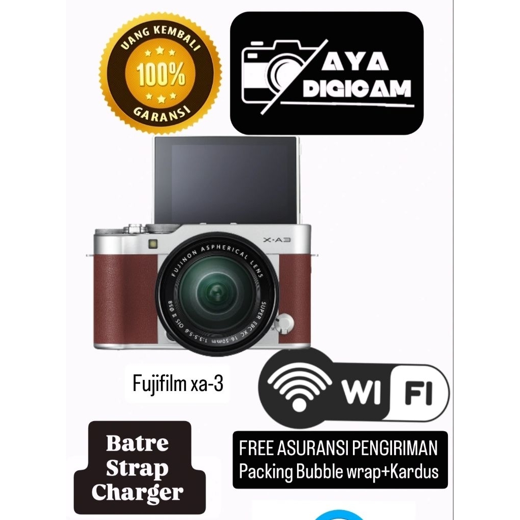 Fujifilm XA-3 kamera millores Fujifilm