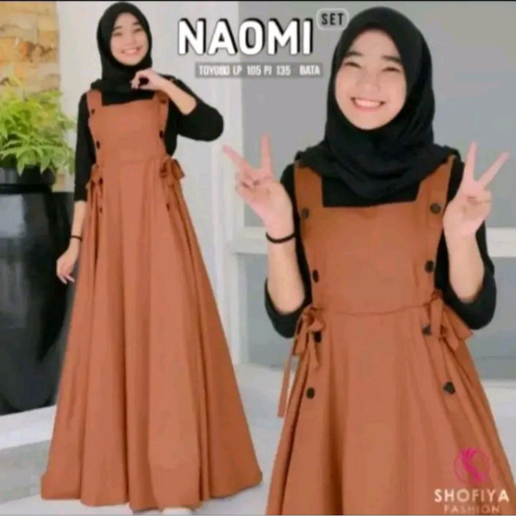 NAOMI OVERALL /OVERALL REMAJA/ DEWASA/ HANYA OVERAL TANPA INER