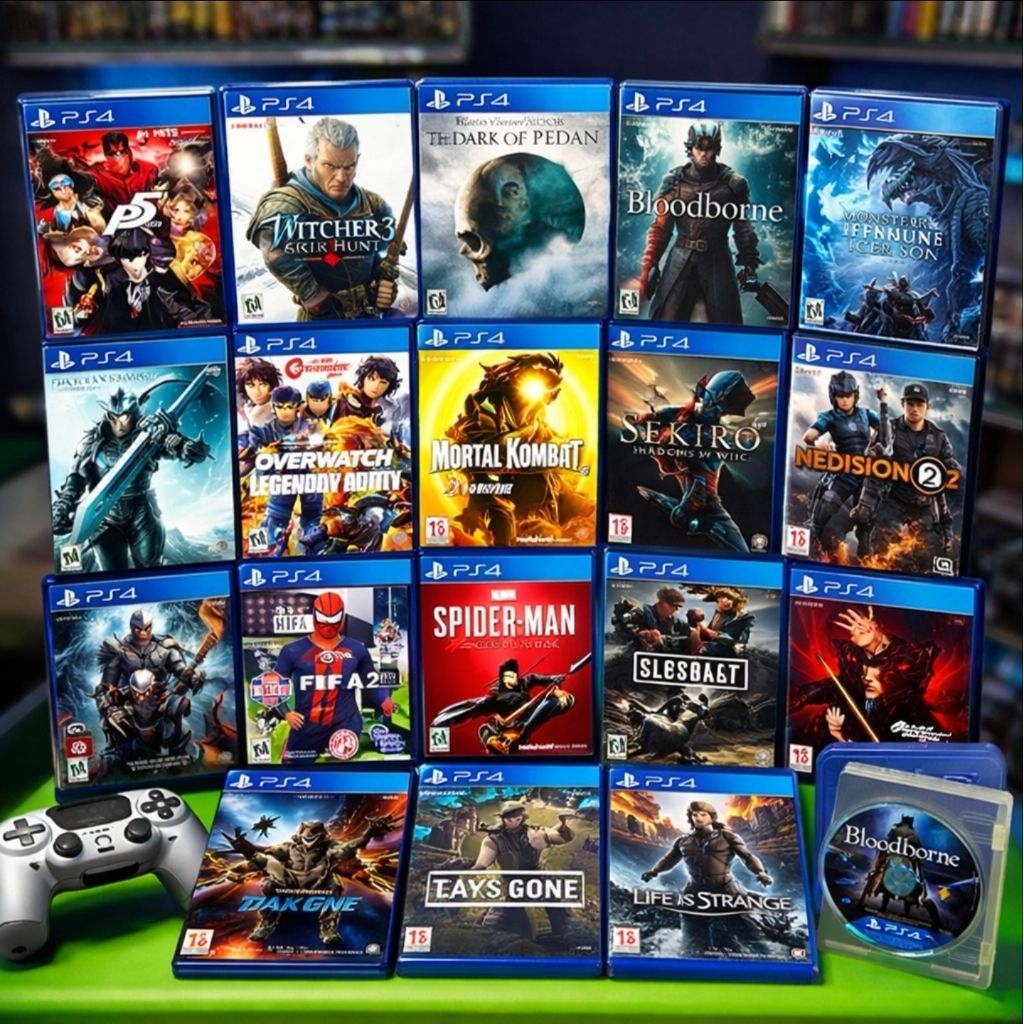 Aneka Kaset PS4 Original Murah R3 Asia Game PS4 Second & Baru Lengkap Siap Kirim