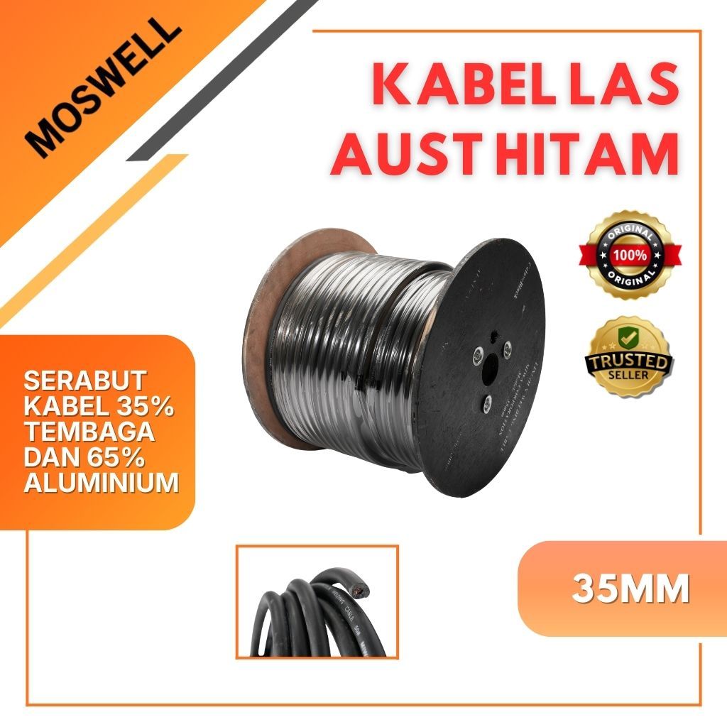 KABEL LAS AUSTRALI HITAM LINCOLN - MOSWELL