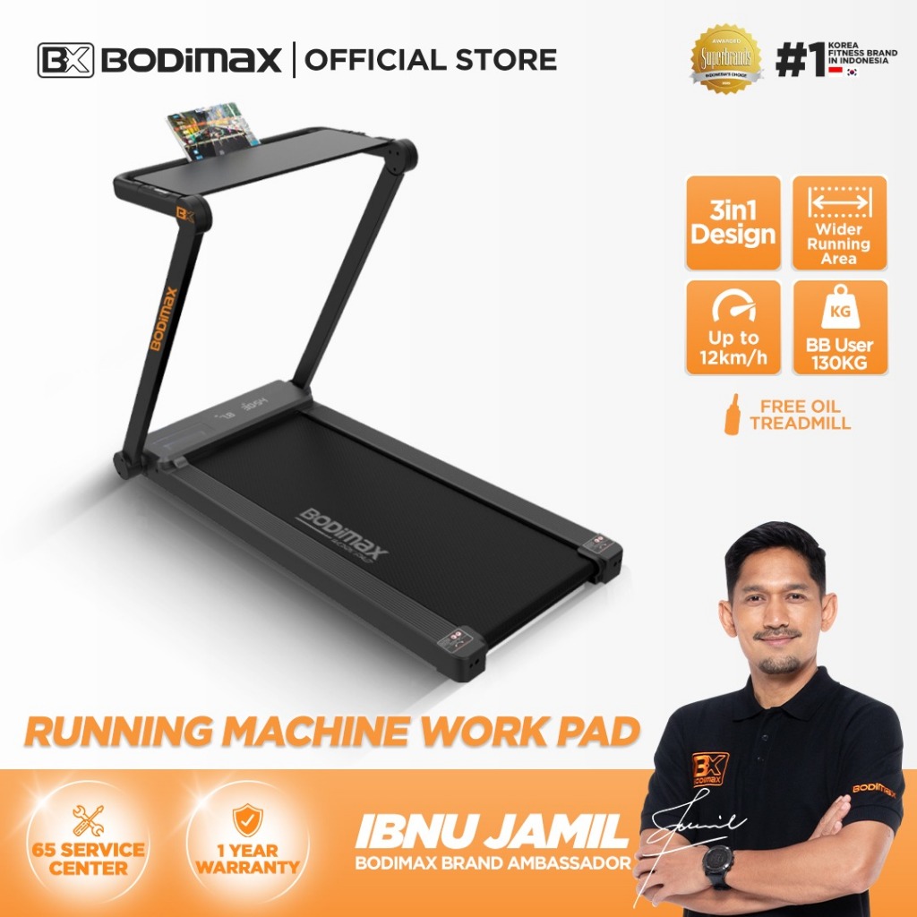 BODIMAX RUNNING PAD 3 IN 1 / WORK PAD