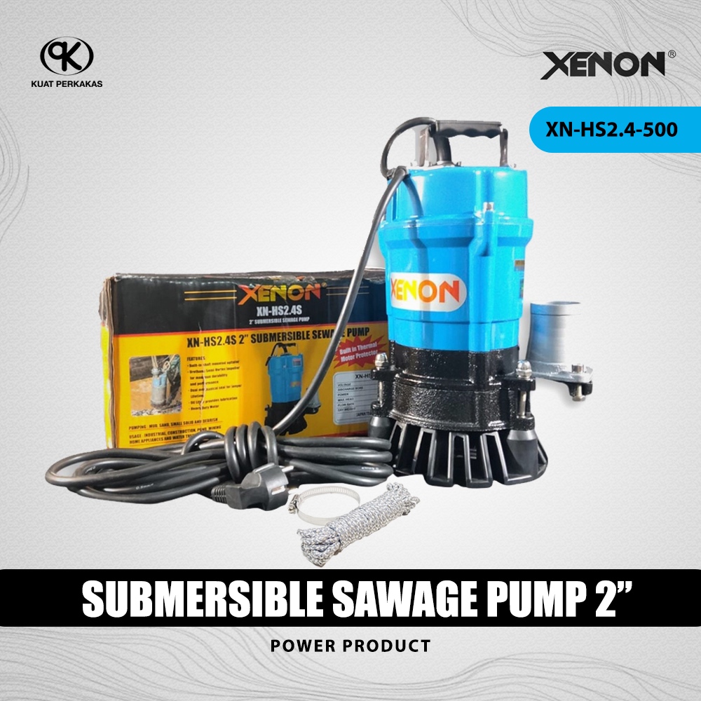 XENON submersible sewage pump 2" XN-HS2.4-500