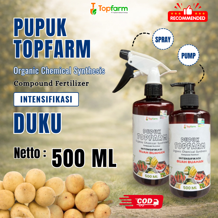 Pupuk Buah Duku / Pupuk Pelebat Buah Duku / Pupuk Perangsang Buah Duku / Pupuk TopFarm / Pupuk Buah 