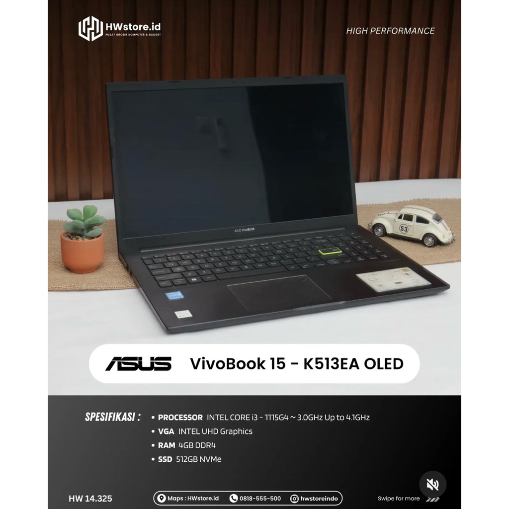 ASUS VivoBook 15 - K513EA OLED