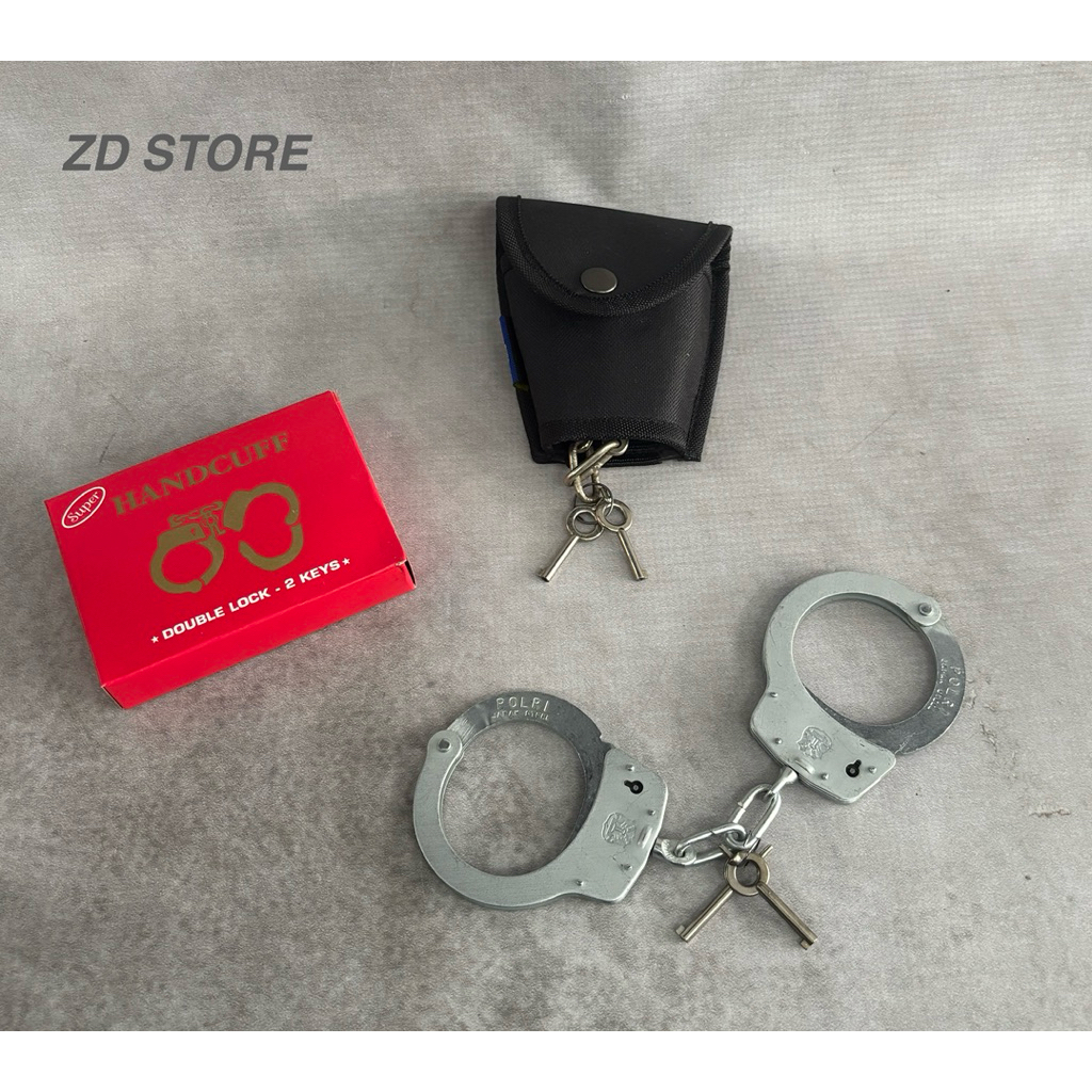 Sarung Borgol Kain+Borgol Tangan Besi 1 Set